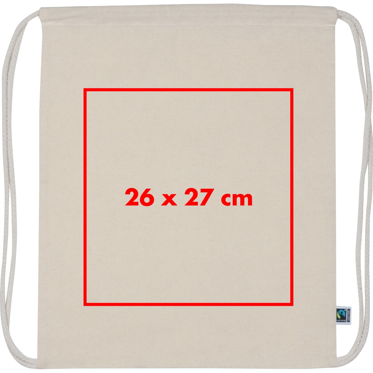 Auf der Vorderseite (26 x 27 cm)