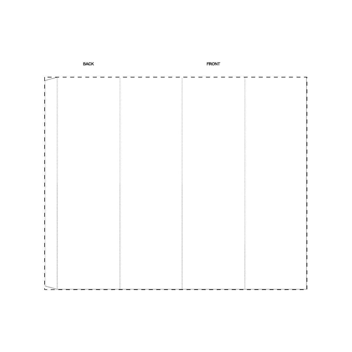 Maßgefertigte Papierbanderole (338 x 274 mm)