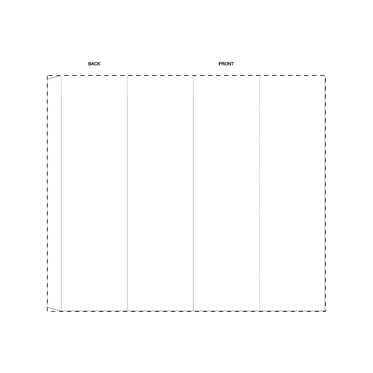 Maßgefertigte Papierbanderole (321 x 272 mm)