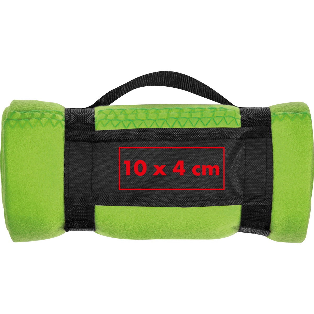 Auf dem Tragegurt (10 x 4 cm)