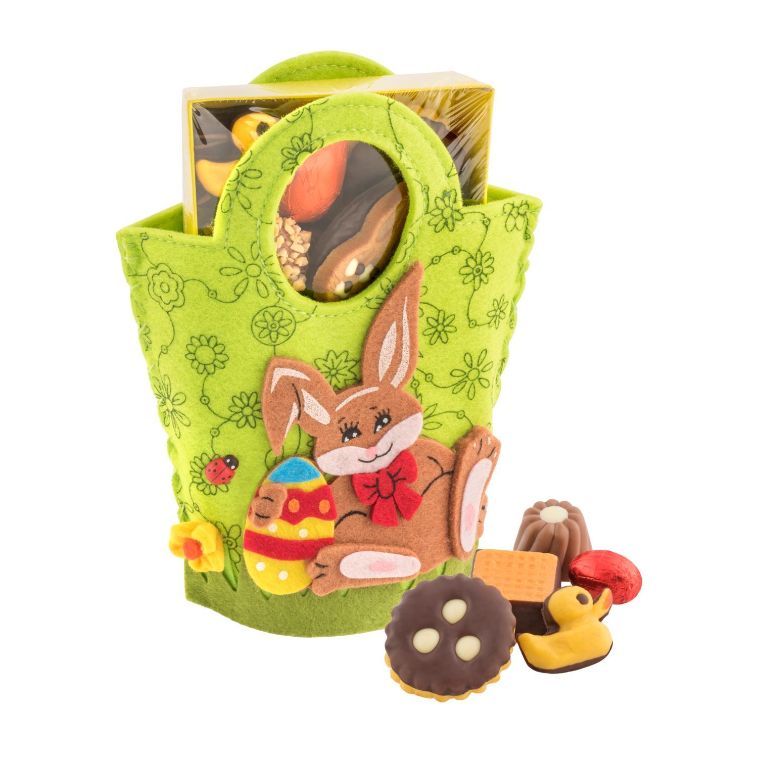 Werbeanbringung auf der Verpackung des Präsents (max. 3 x 1,5 cm)