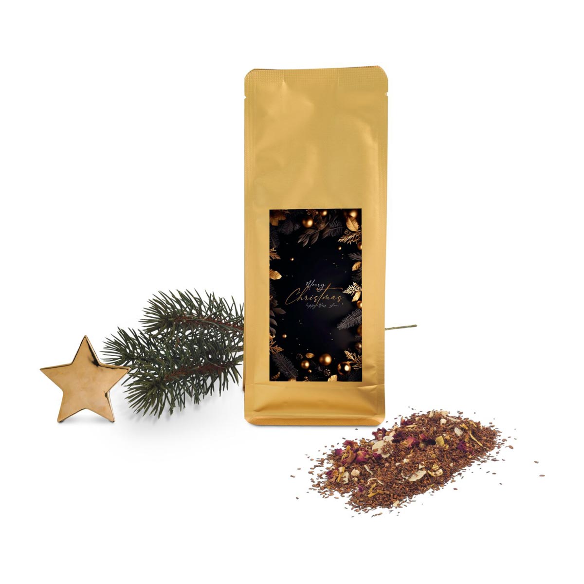 Werbeanbringung auf der Verpackung des Präsents (ca. 5 x 10 cm)