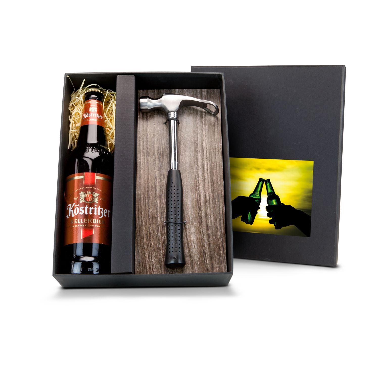 Werbeanbringung auf der Verpackung des Präsents (max. 10,5 x 14,8 cm)