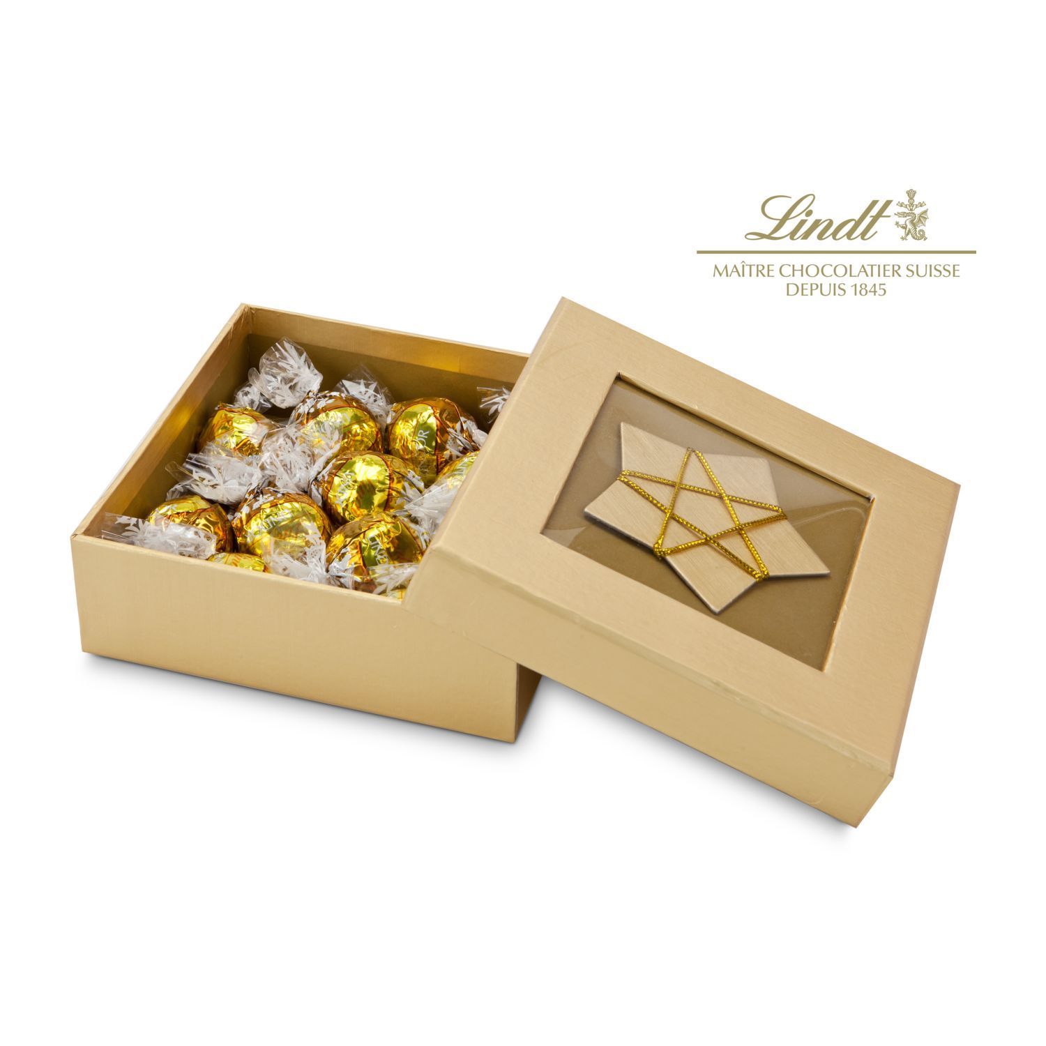 Werbeanbringung auf der Verpackung des Präsents (max. 3 x 1,5 cm)