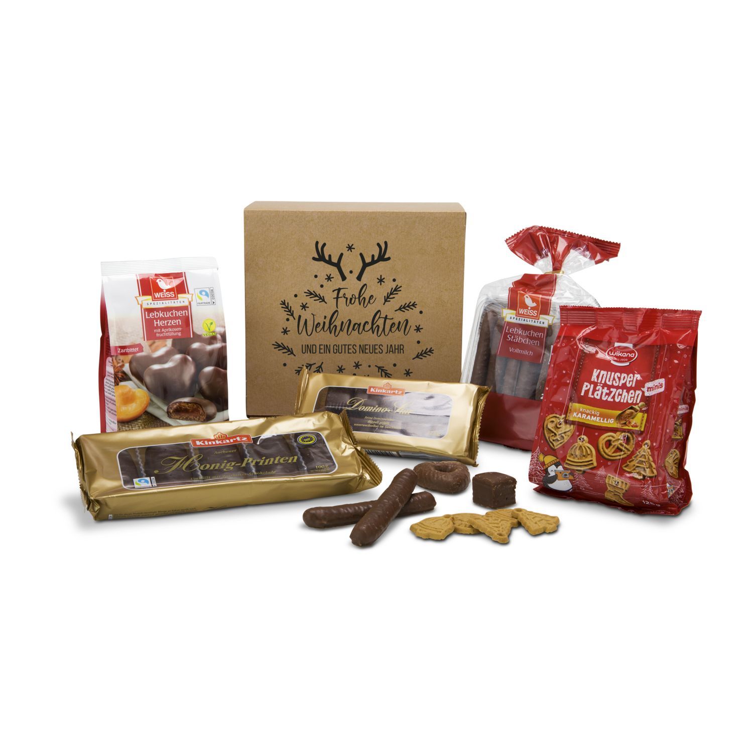 Werbeanbringung auf der Verpackung des Präsents (max. 10,5 x 14,8 cm)
