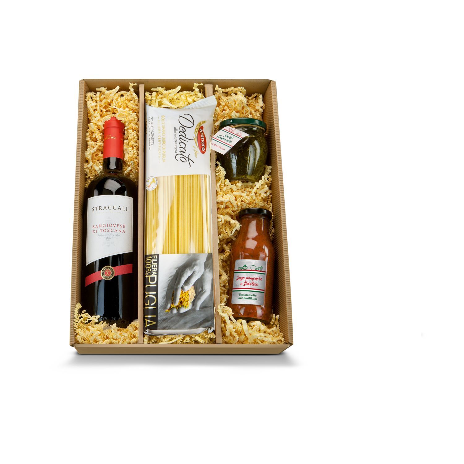 Werbeanbringung auf der Verpackung des Präsents (max. 10,5 x 14,8 cm)