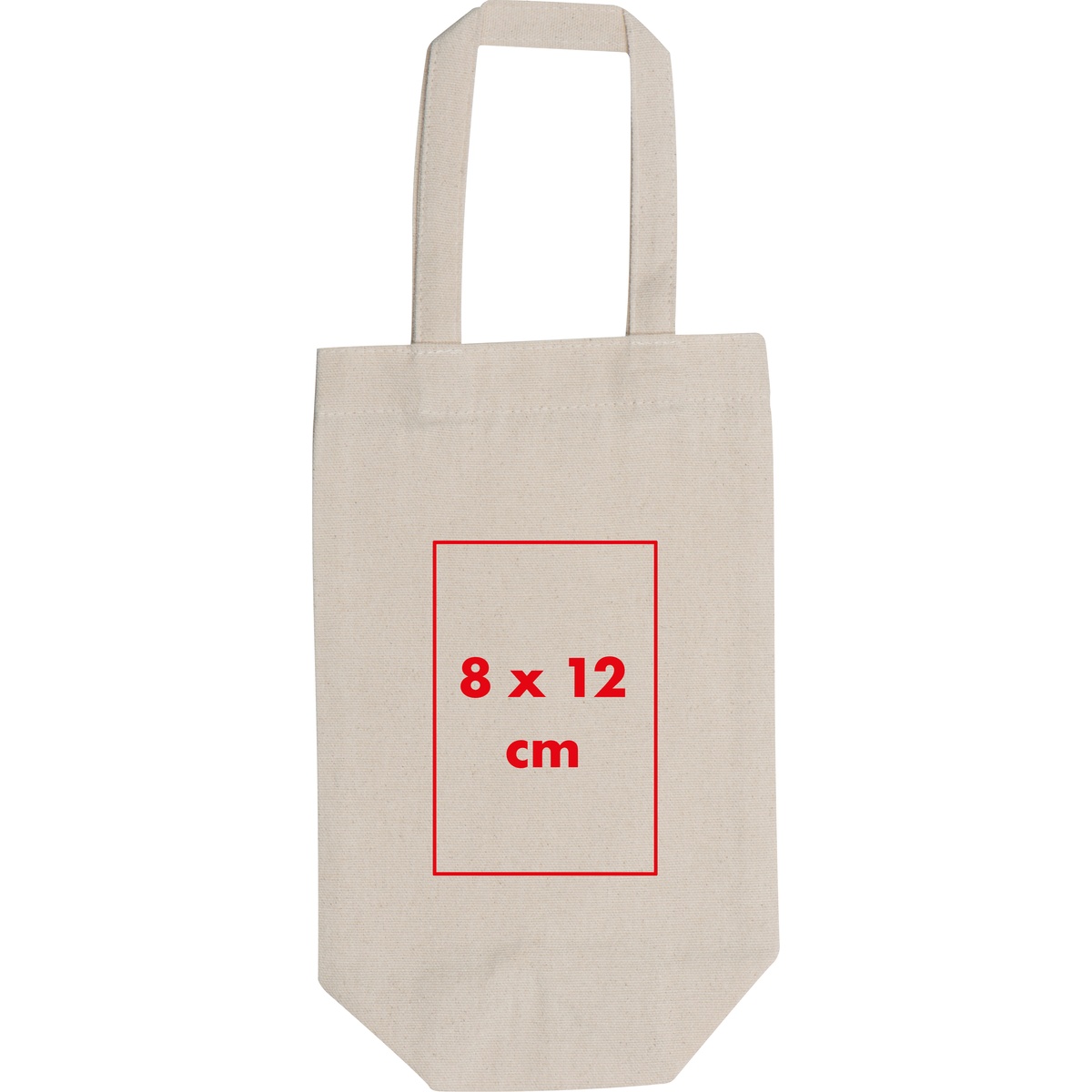 Auf die Tasche/Beutel (8 x 12 cm)