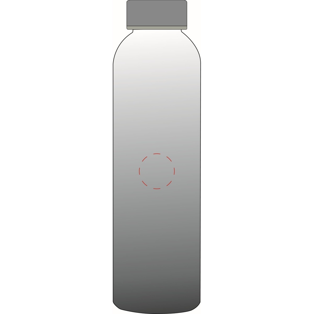 seitlich auf Flasche (Ø 25 mm)