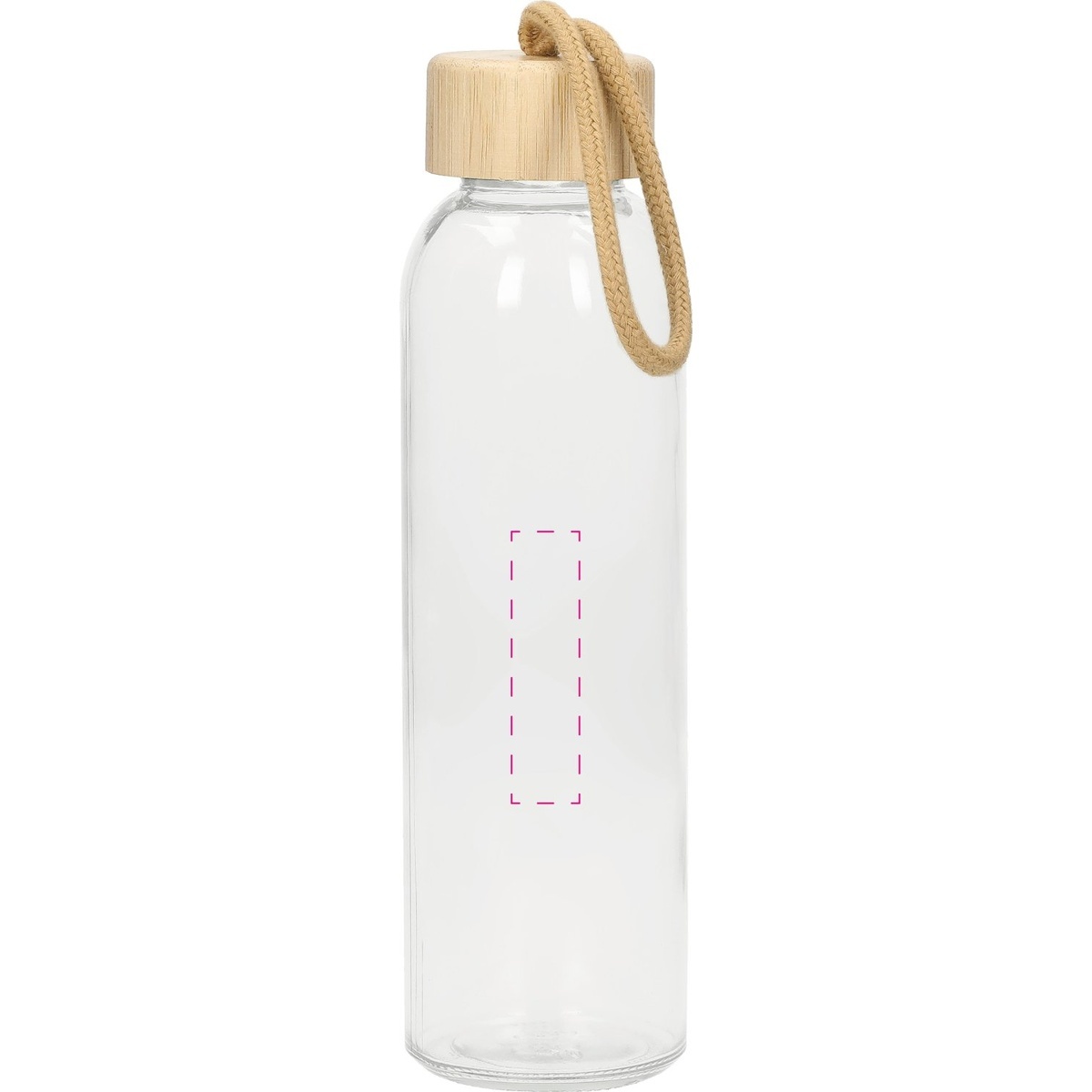 auf Flasche hochkant (60 x 15 mm)