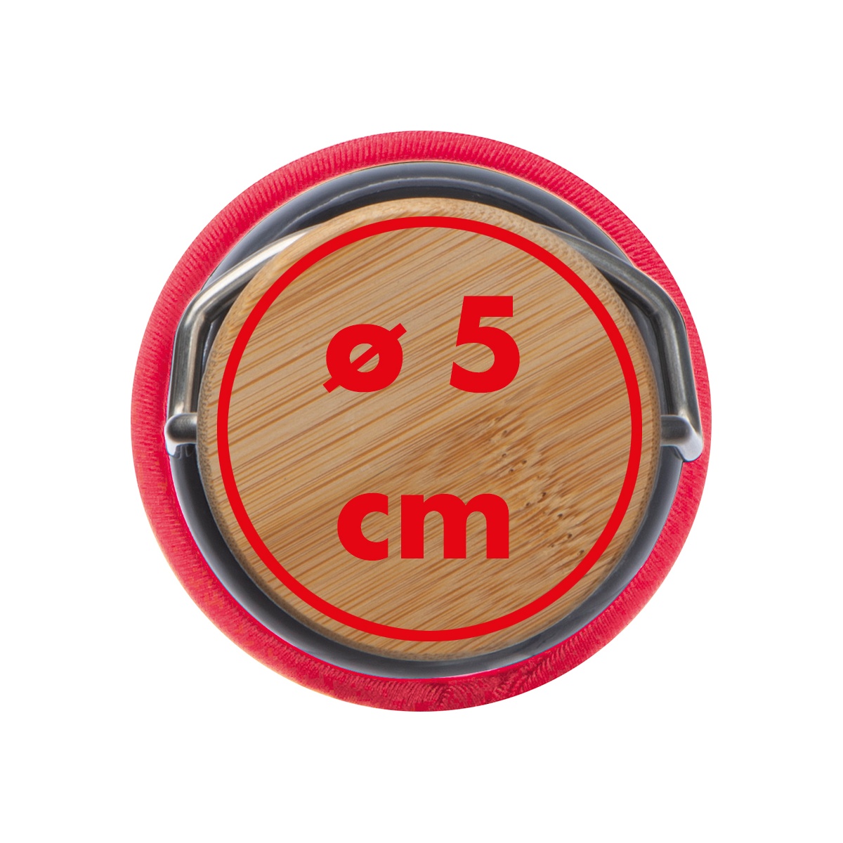 Auf dem Deckel (ø 5 cm)