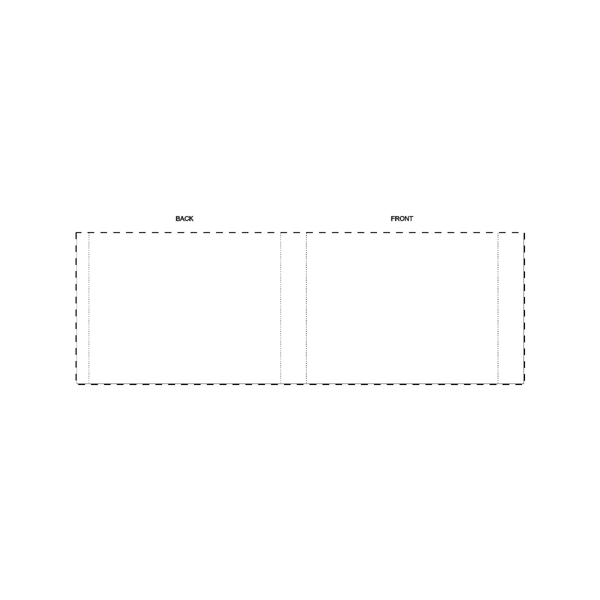 Maßgefertigte Papierbanderole (361 x 126 mm)