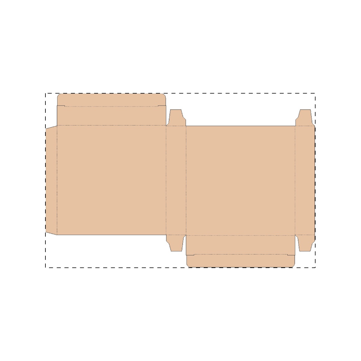 Maßgefertigter Kraft-Karton (295 x 173 mm)