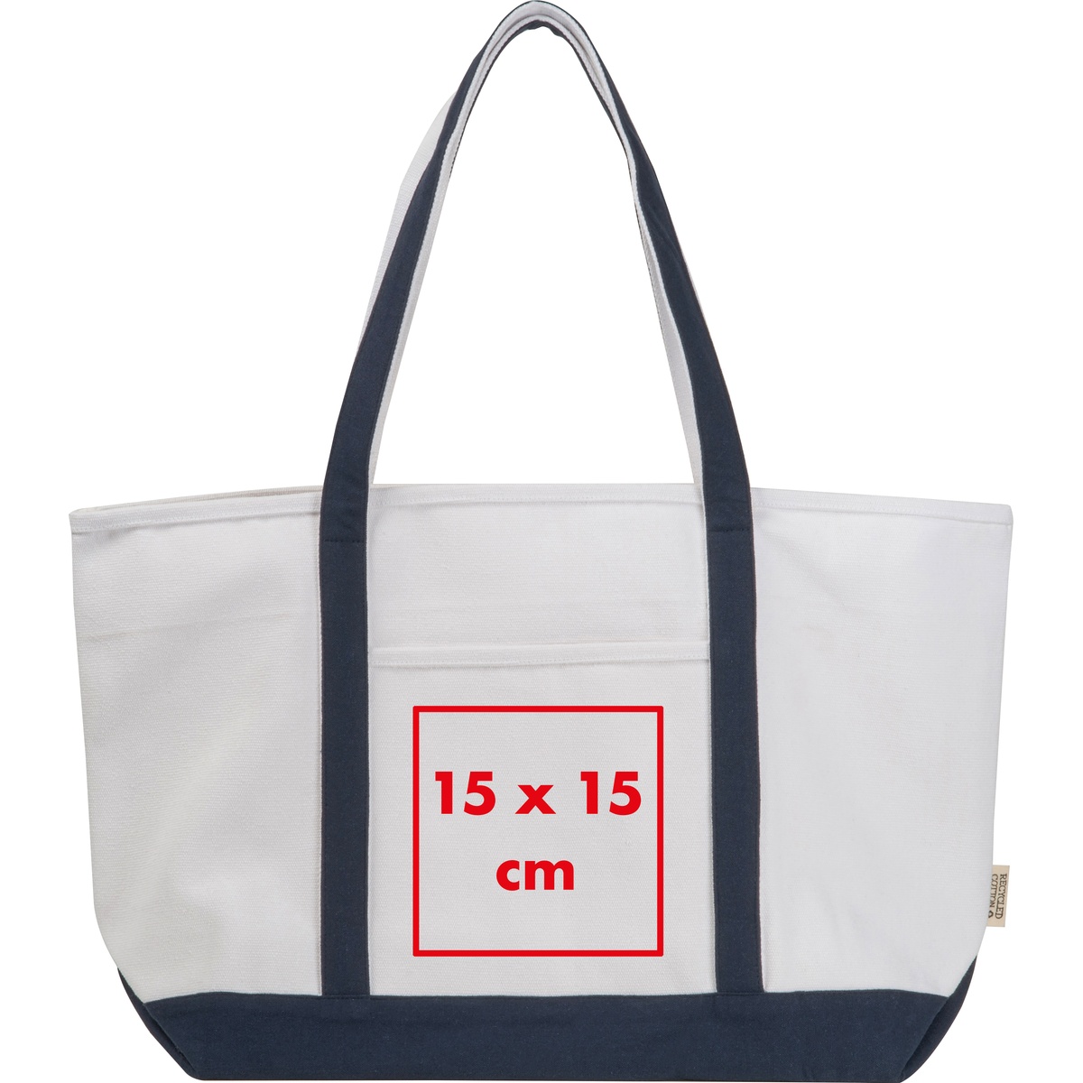 Auf die Tasche/Beutel (15 x 15 cm)