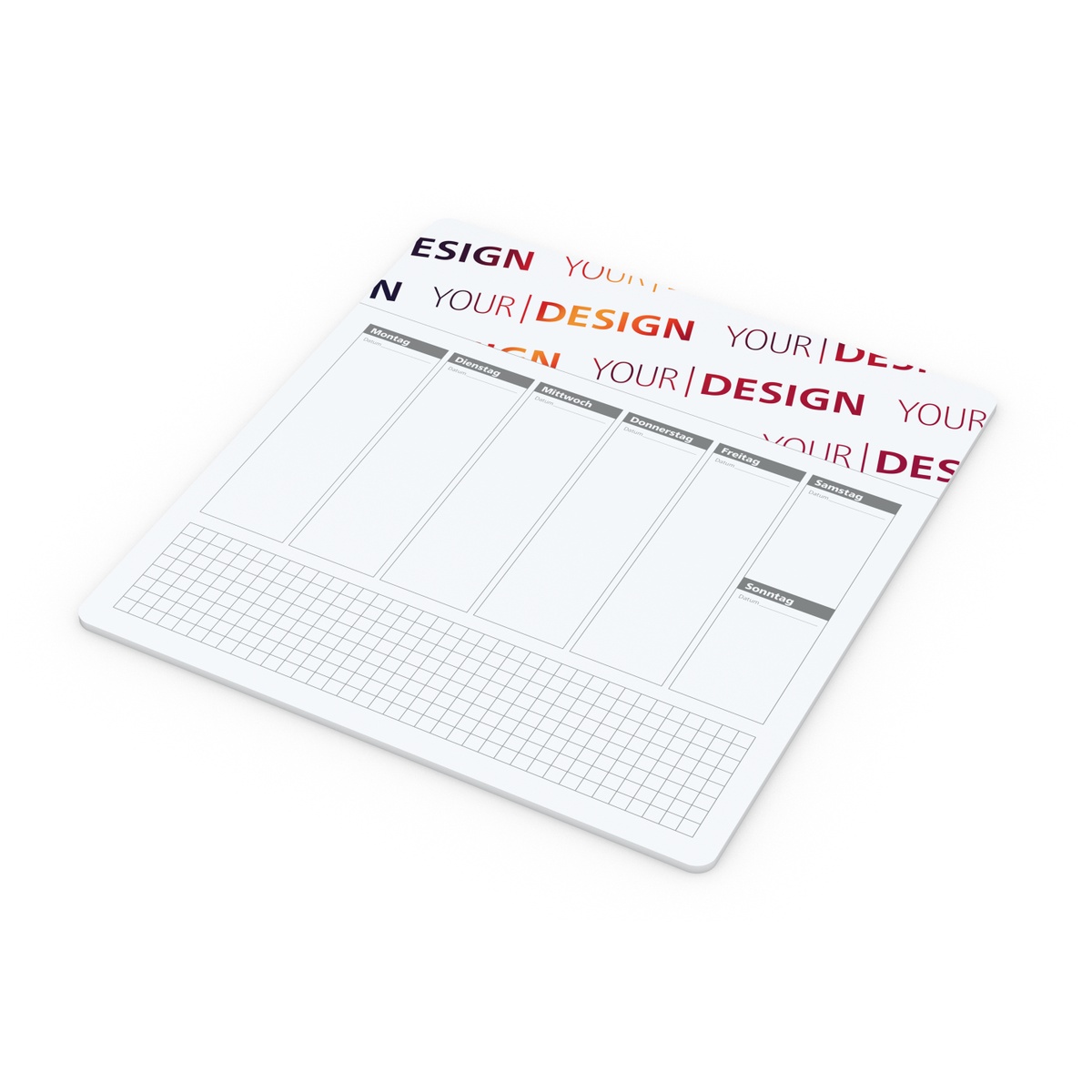 Haftnotiz-Kopf (20,3 x 5,5 cm)