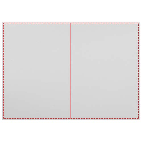 Innenseite der Karte - Hochformat (296 x 210 mm)