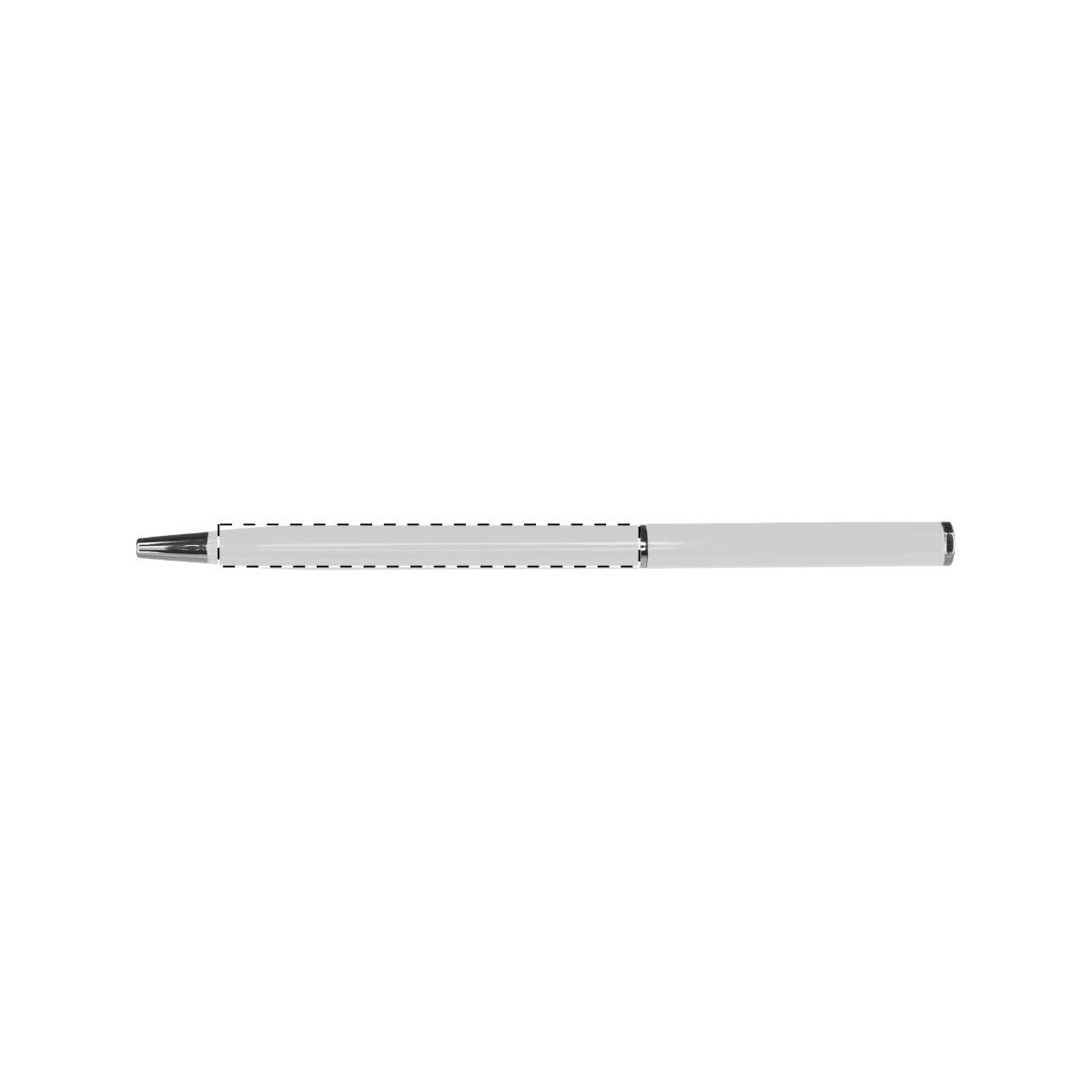 Korpus - gegenüber vom Clip (35 x 4 mm)