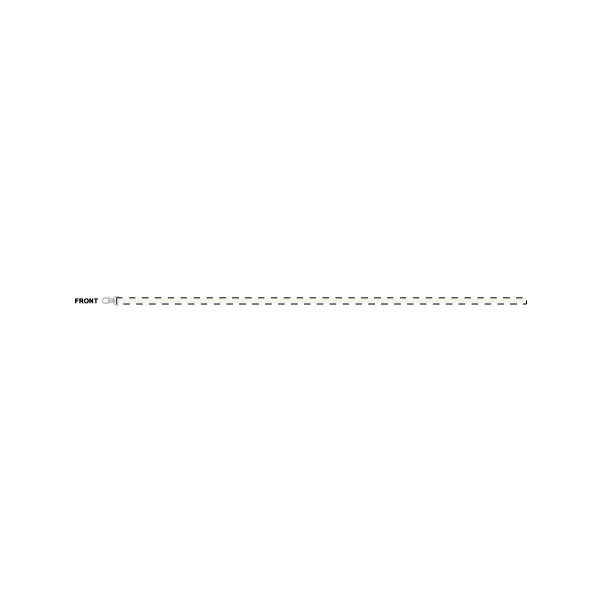Vorderseite (1300 x 20 mm)