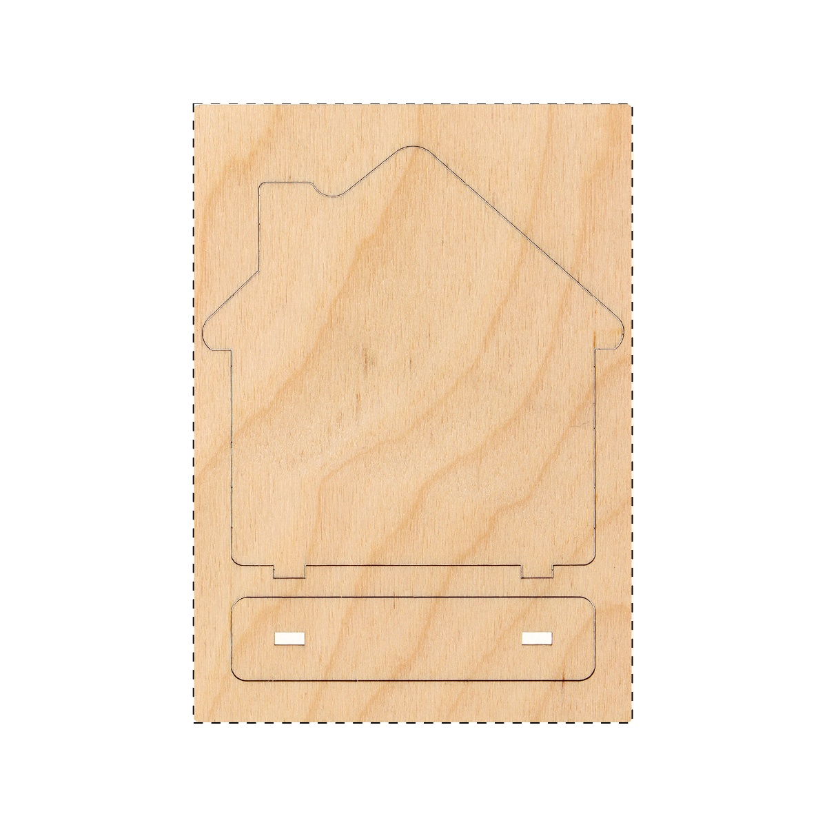 Holzteil - vorne (50 x 50 mm)