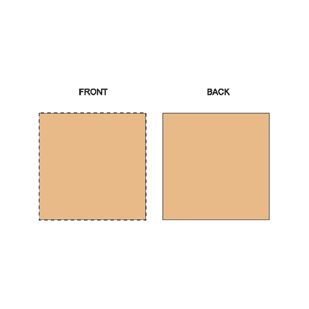 Vorderseite (64 x 64 mm)