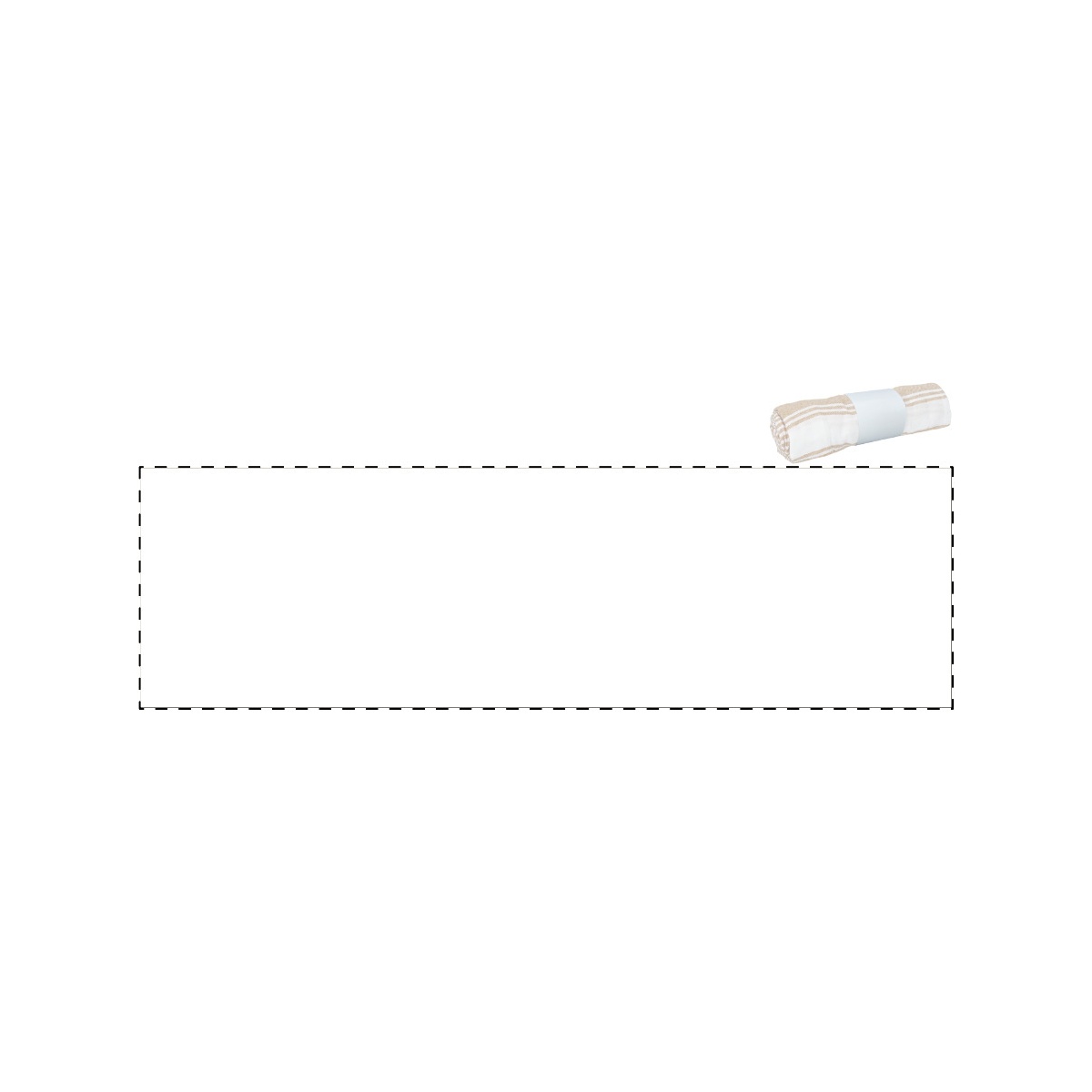 Maßgefertigte Papierbanderole (270 x 80 mm)