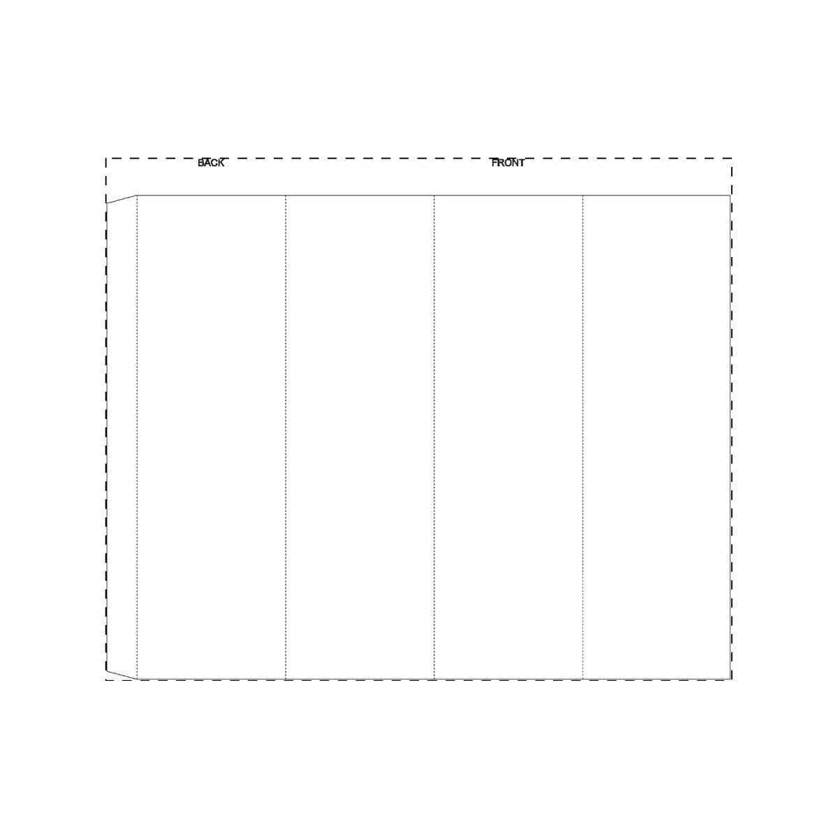 Maßgefertigte Papierbanderole (329 x 255 mm)