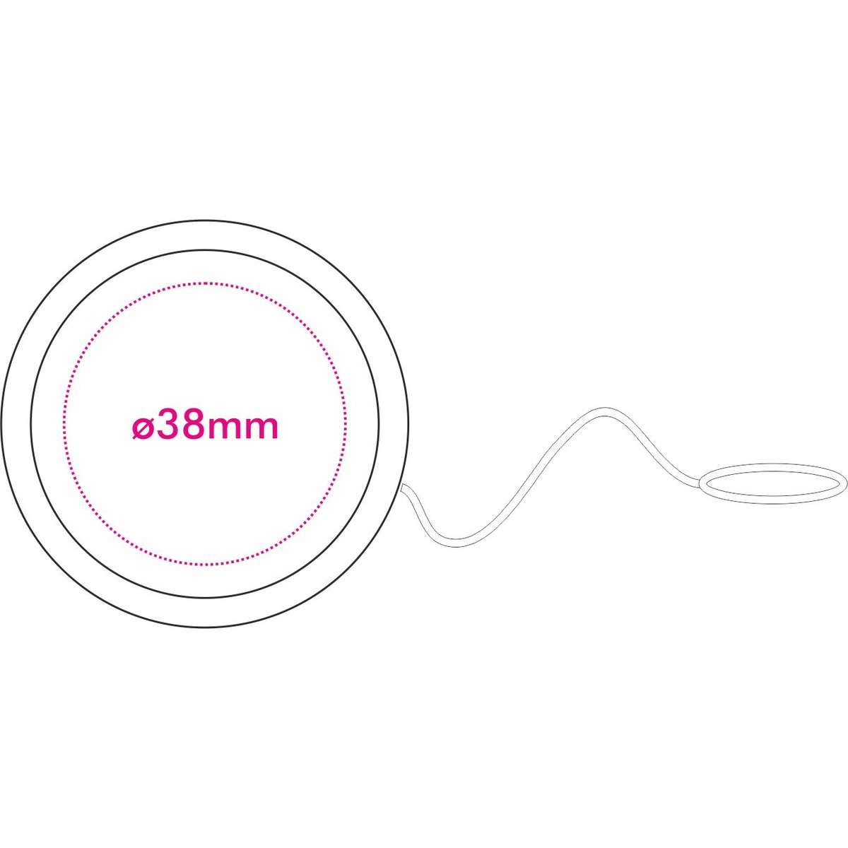 Rückseite (ø 3,8 cm)