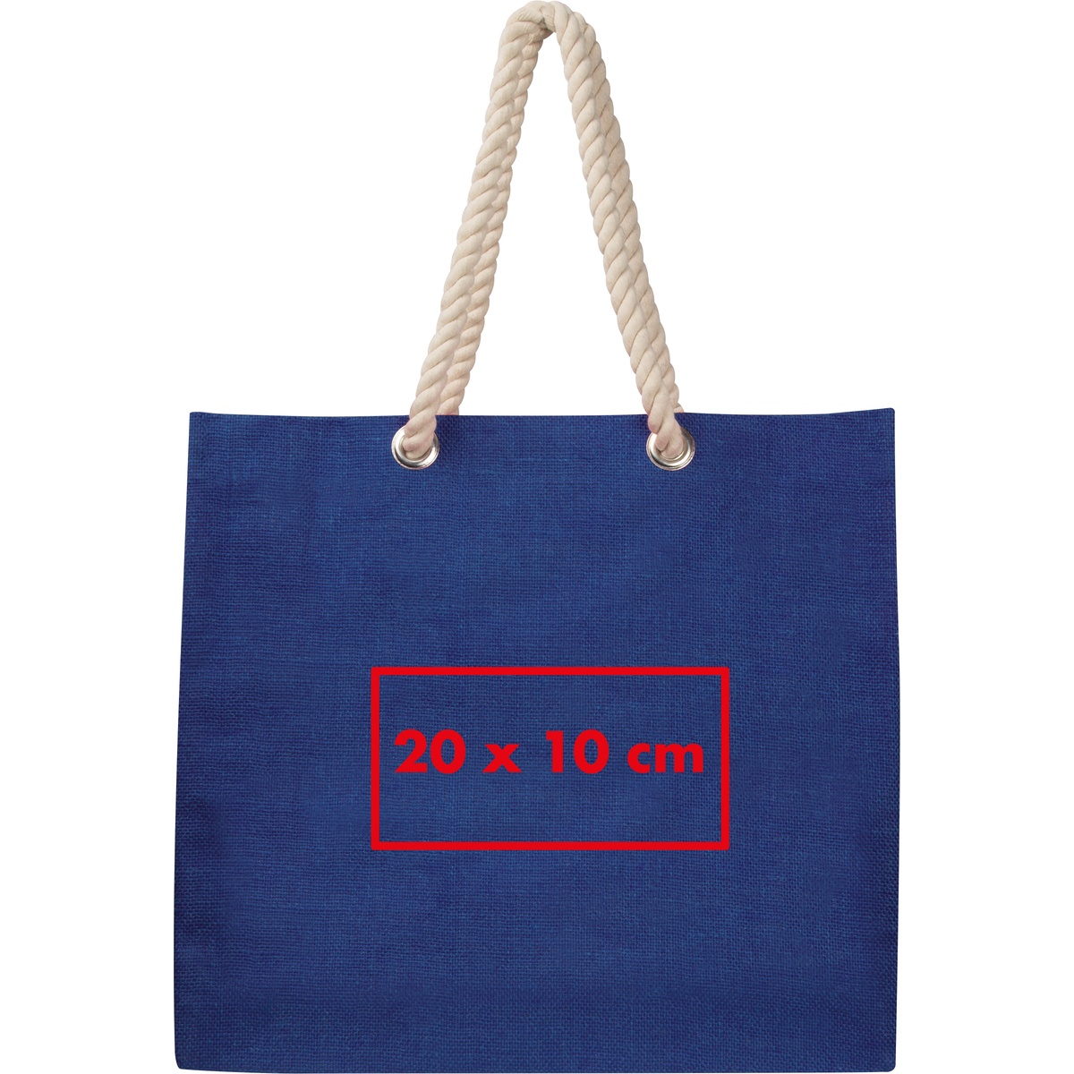 Auf die Tasche/Beutel (20 x 10 cm)