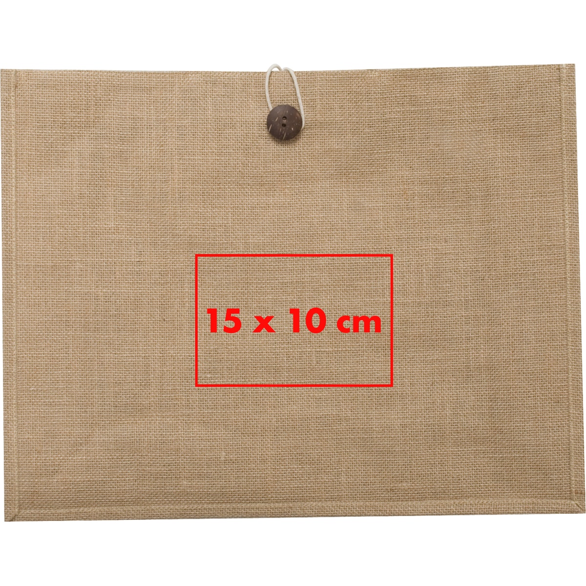 Auf die Tasche/Beutel (15 x 10 cm)