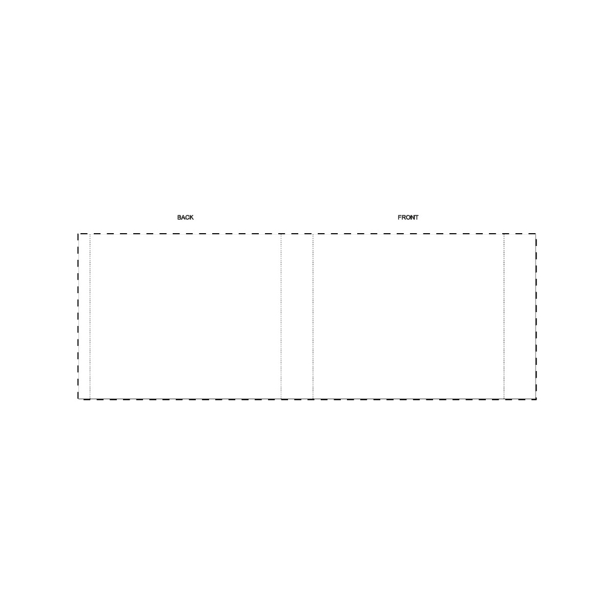 Maßgefertigte Papierbanderole (388 x 240 mm)