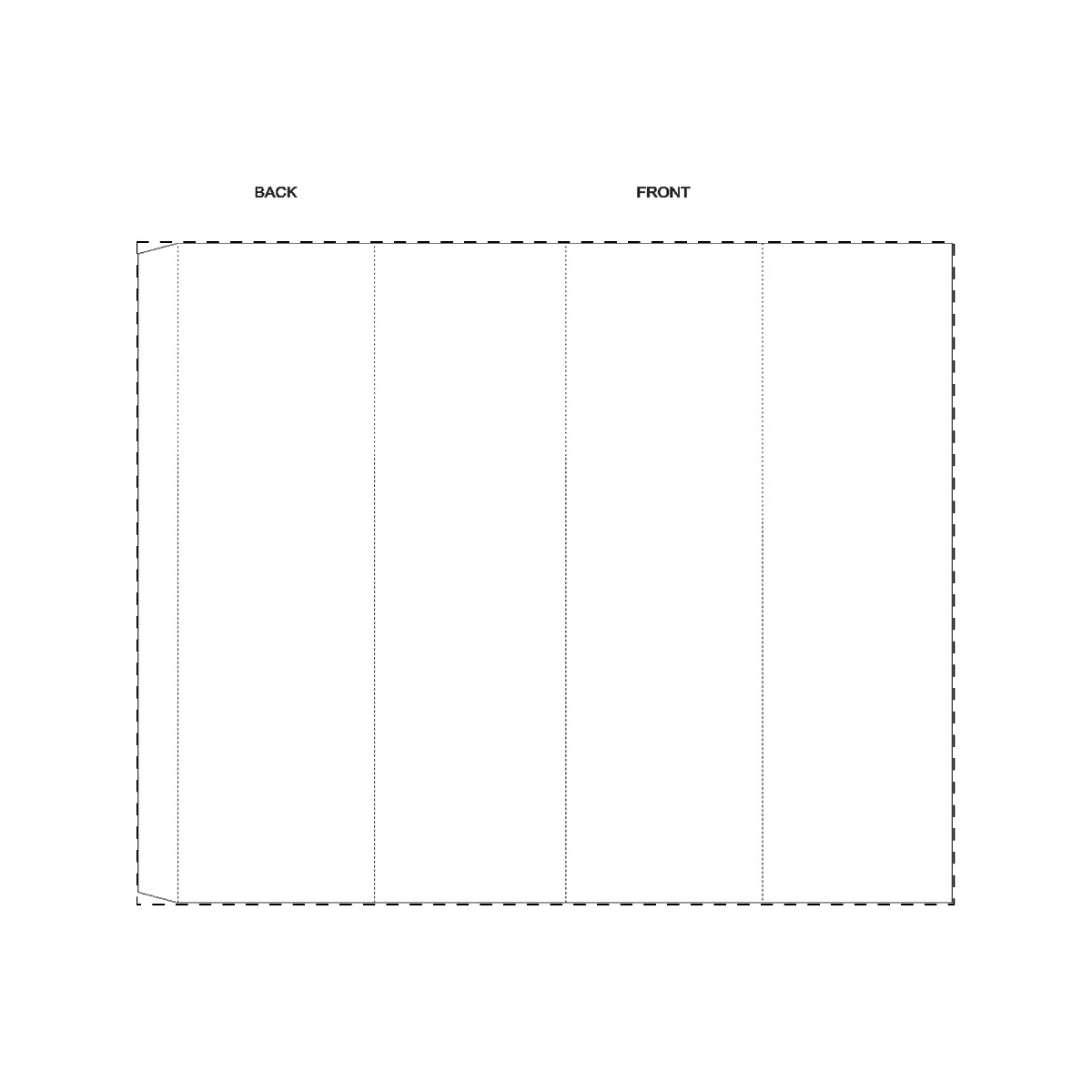 Maßgefertigte Papierbanderole (325 x 263 mm)