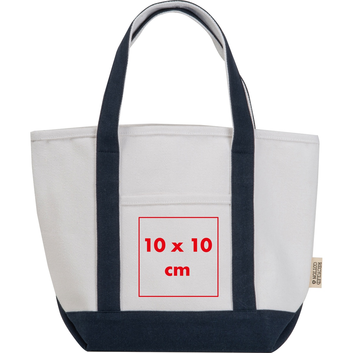 Auf die Tasche/Beutel (10 x 10 cm)