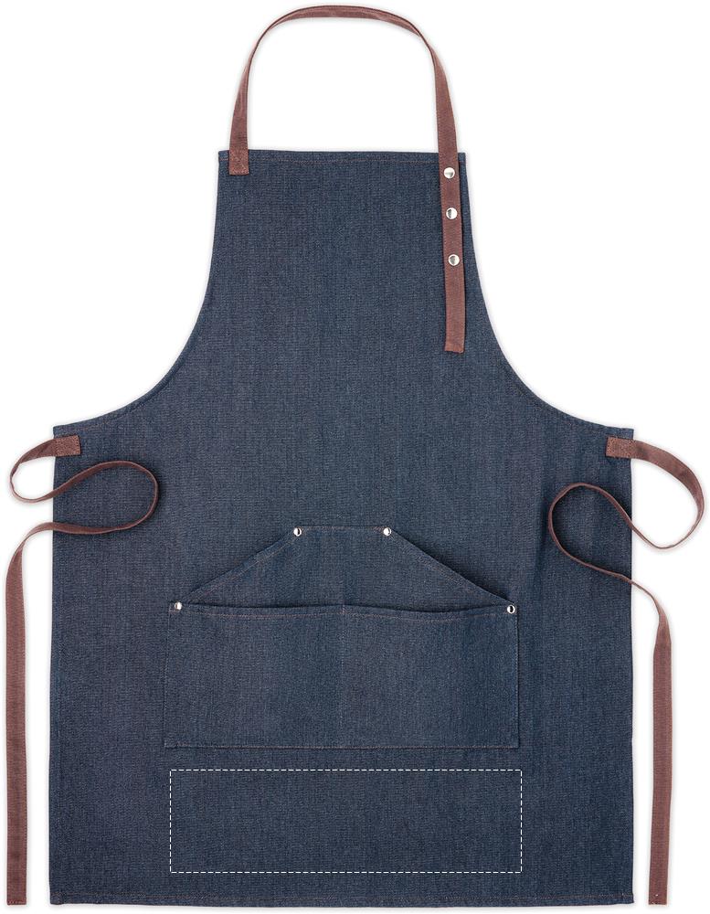 Vorderseite unten Tasche (11 x 38 cm)