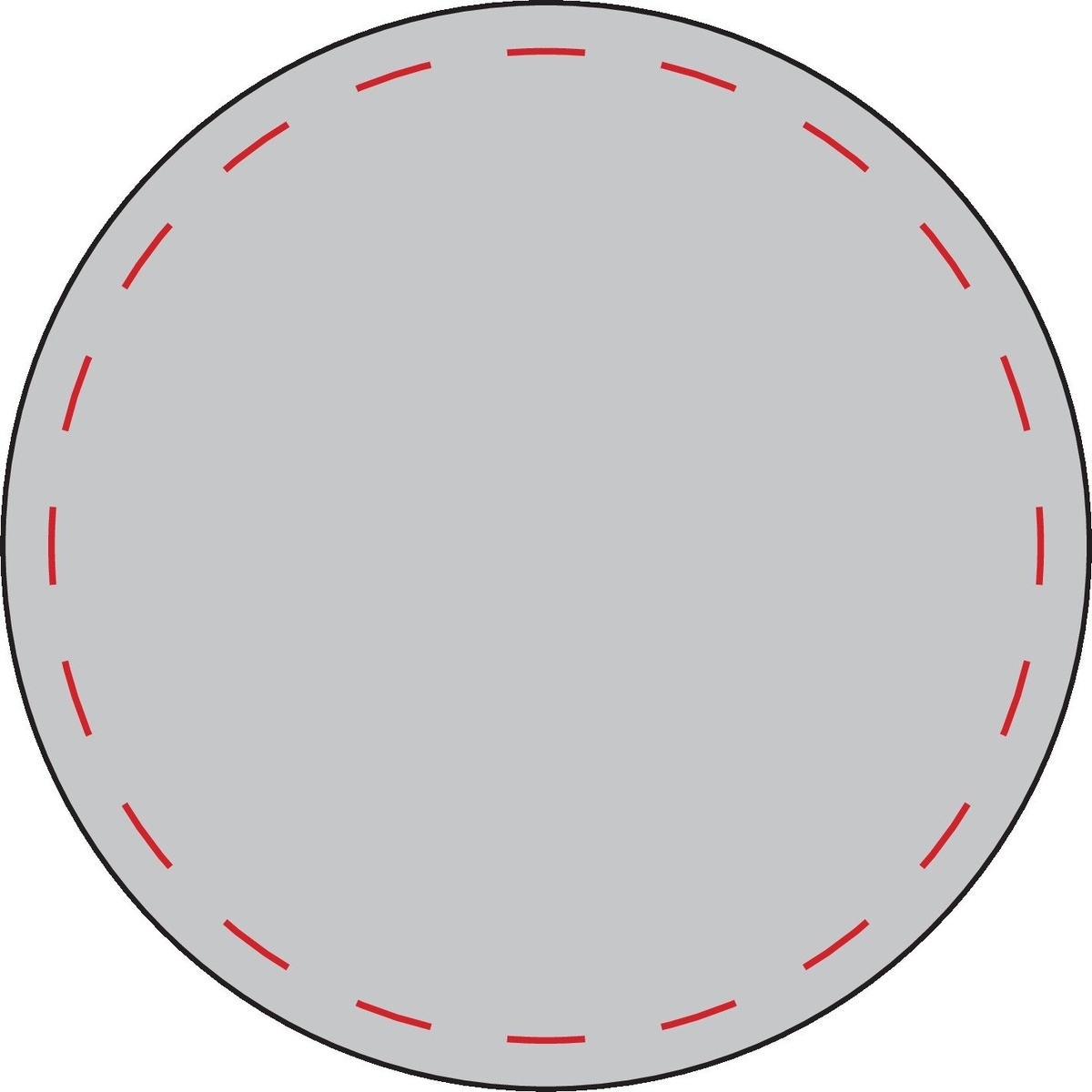 mittig (Ø 55 mm)