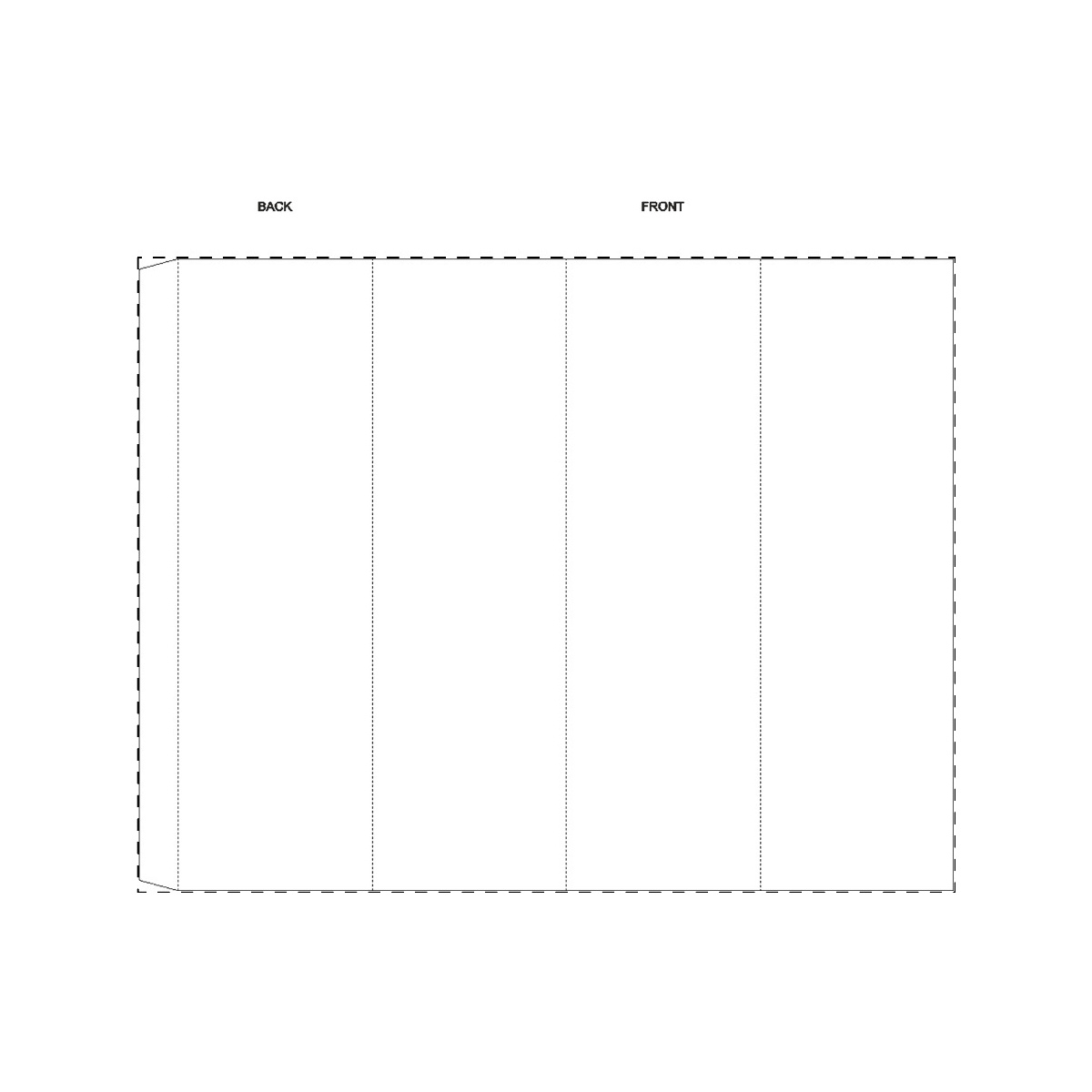 Maßgefertigte Papierbanderole (333 x 258 mm)