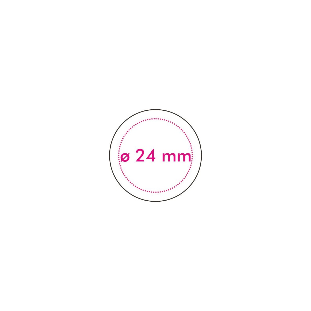 Vorderseite (ø 2,4 cm)