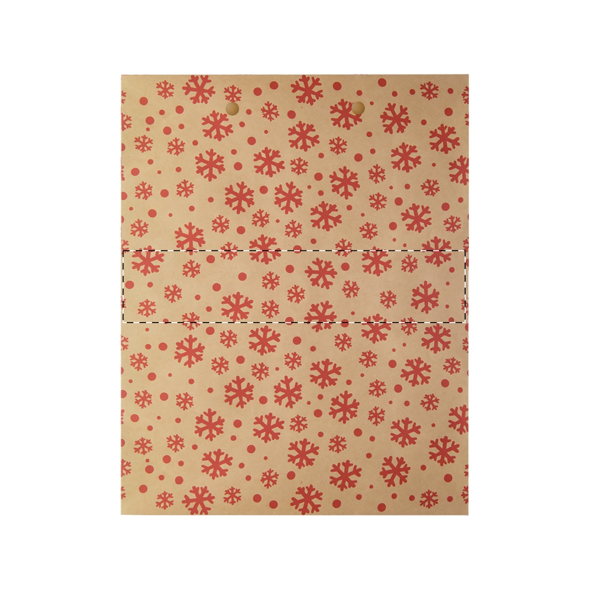 Rückseite - mittig (100 x 35 mm)