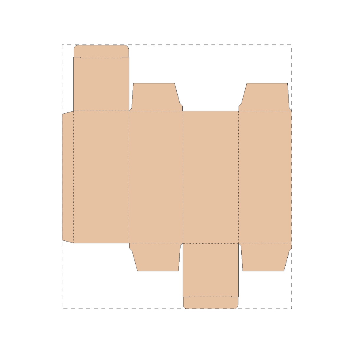 Maßgefertigter Kraft-Karton (265 x 304 mm)