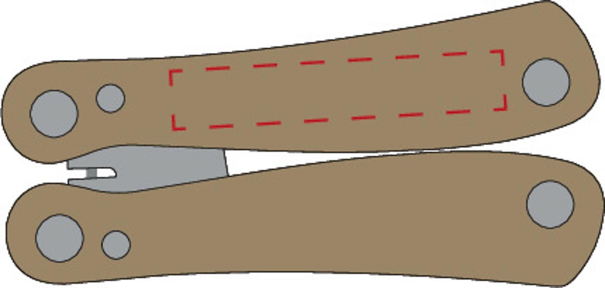 RS obere Hälfte mittig (4x0,7 cm)