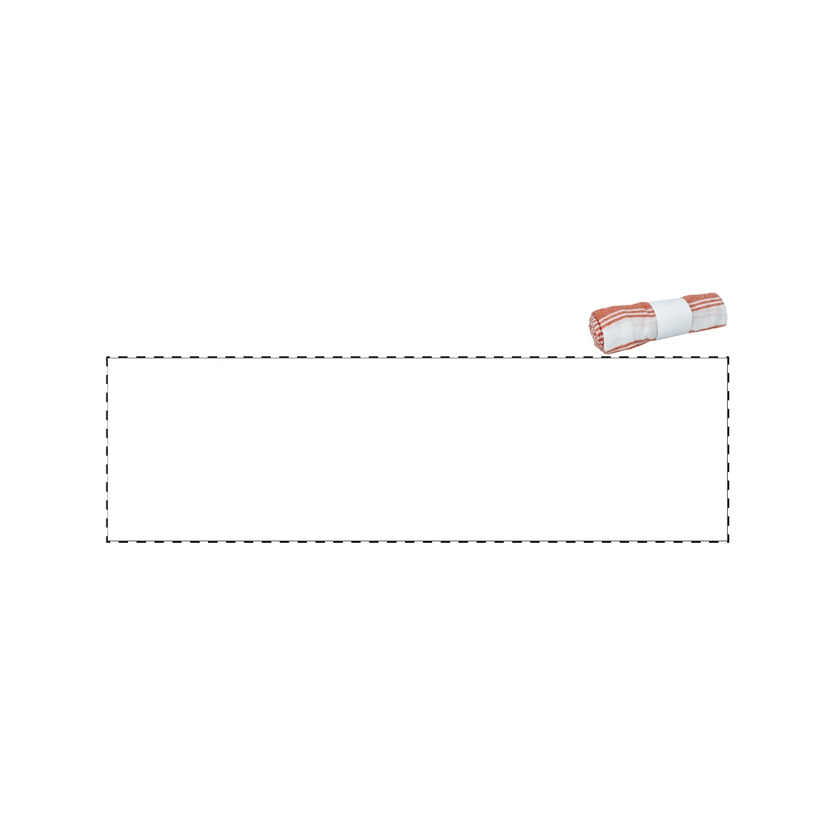 Maßgefertigte Papierbanderole (270 x 80 mm)