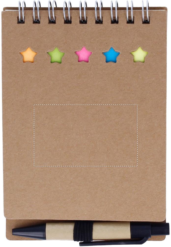 Vorderseite Notizbuch (3,5 x 6 cm)