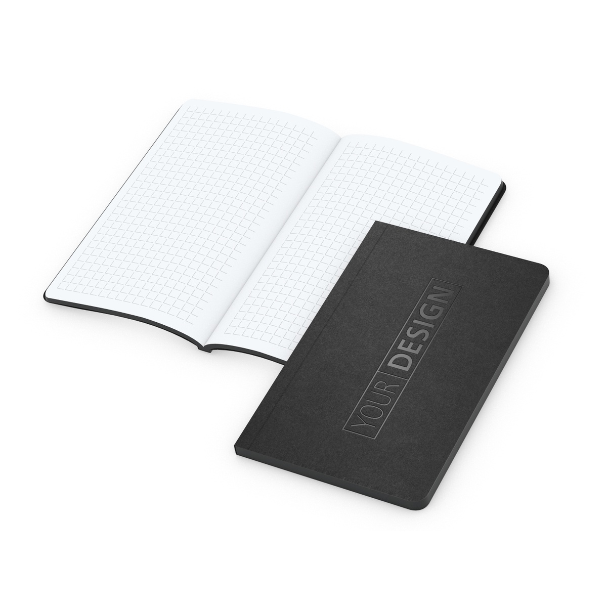 auf dem Einband außen (7,5 x 5 cm)