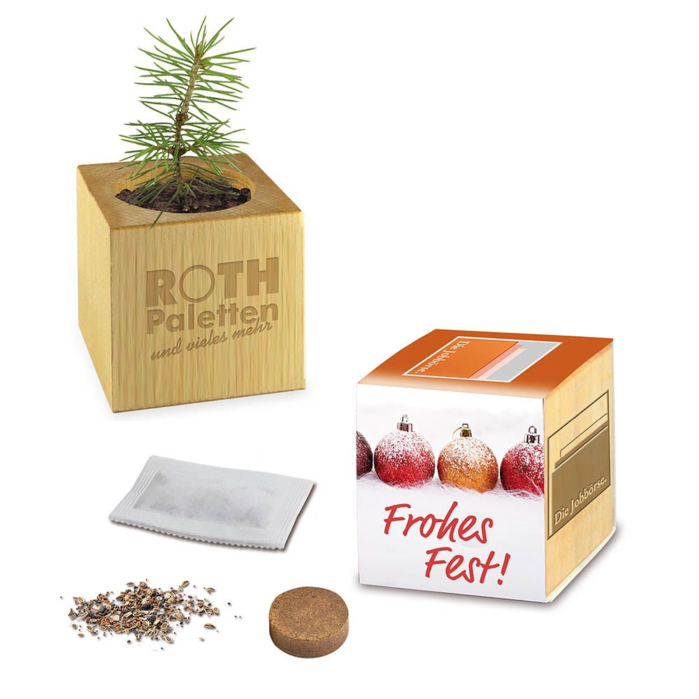 auf Banderole + auf Produkt (16,0 x 4,0 cm, 3,5 x 3,5 cm)
