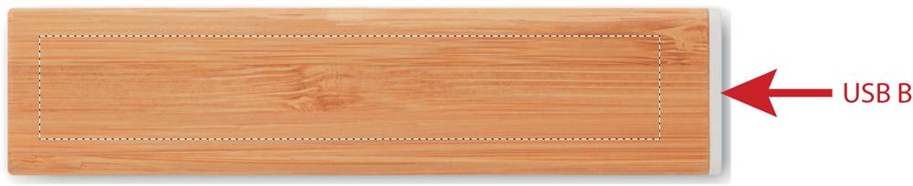 Oberseite (1,5 x 9 cm)