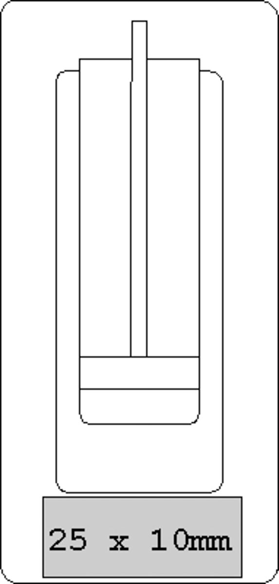 Rückseite unten (2,5x1 cm)