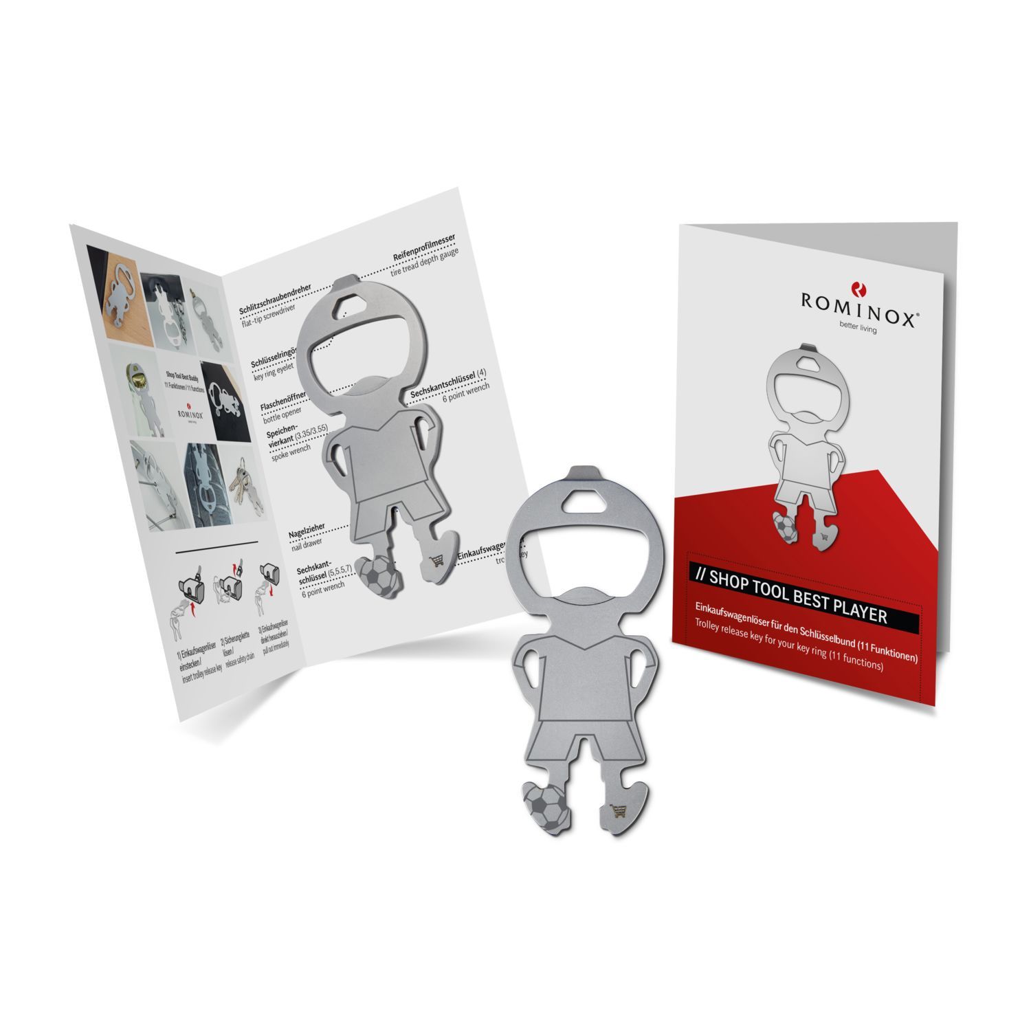 Anbringung KeyRefinder Code (max. 1,5 x 1,7 cm)