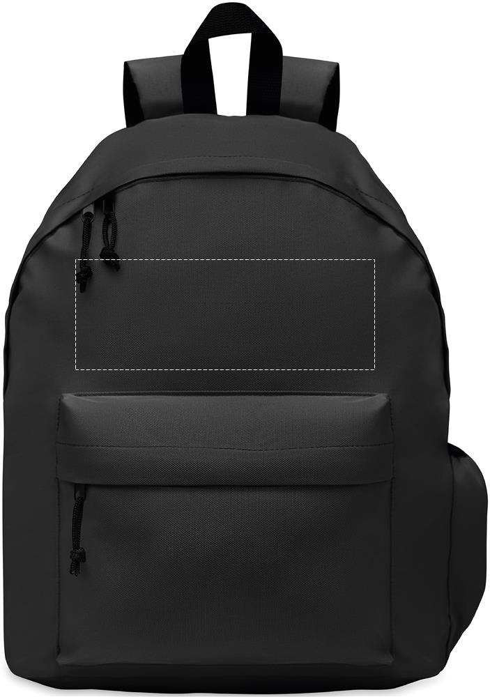 Vorderseite über Tasche (7 x 19 cm)