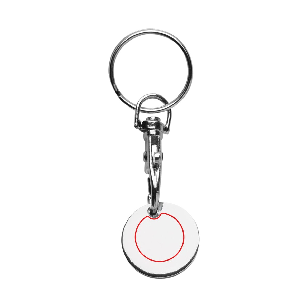 Seite 1 auf dem Plättchen (Ø 15 mm)