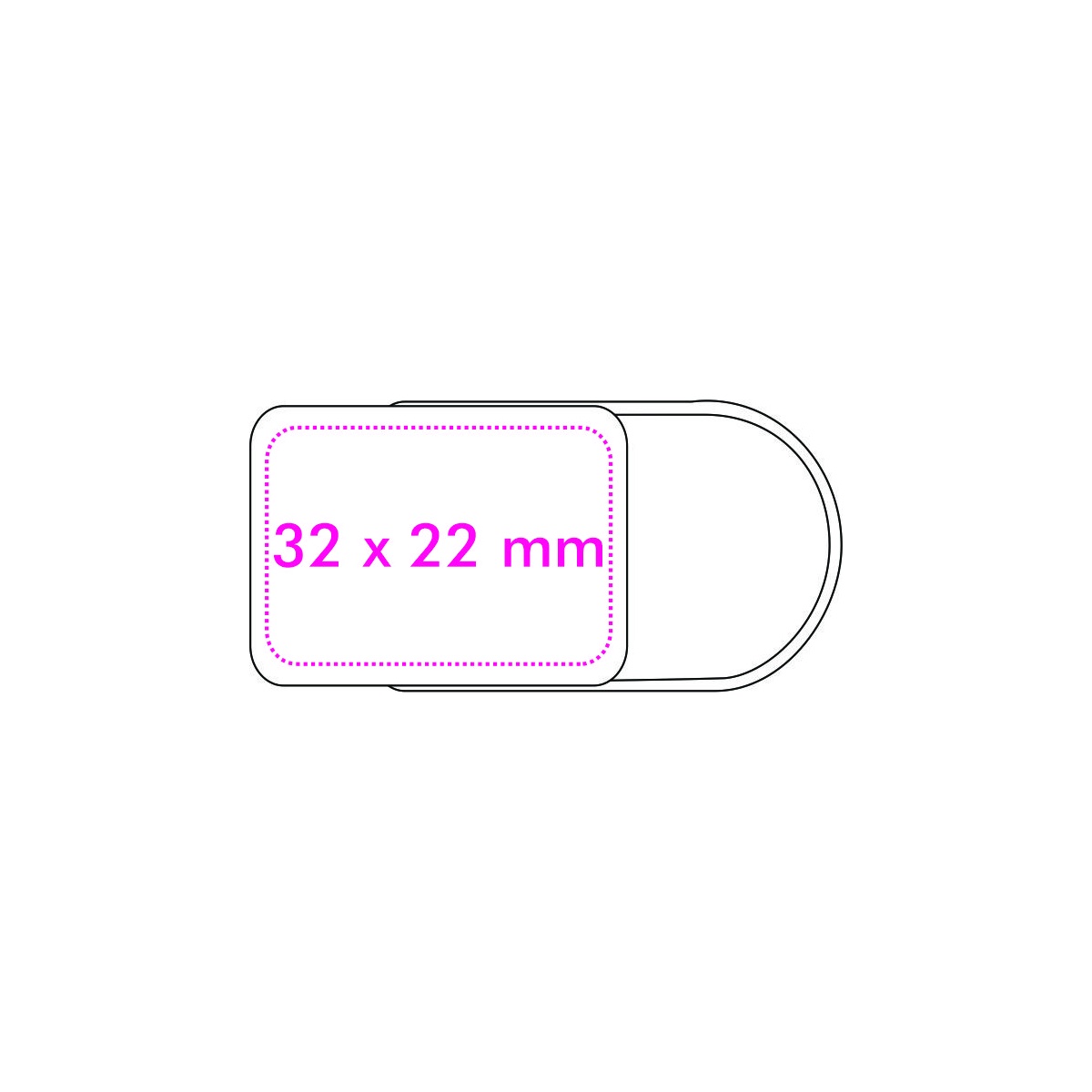 Rückseite (3,2 x 2,2 cm)