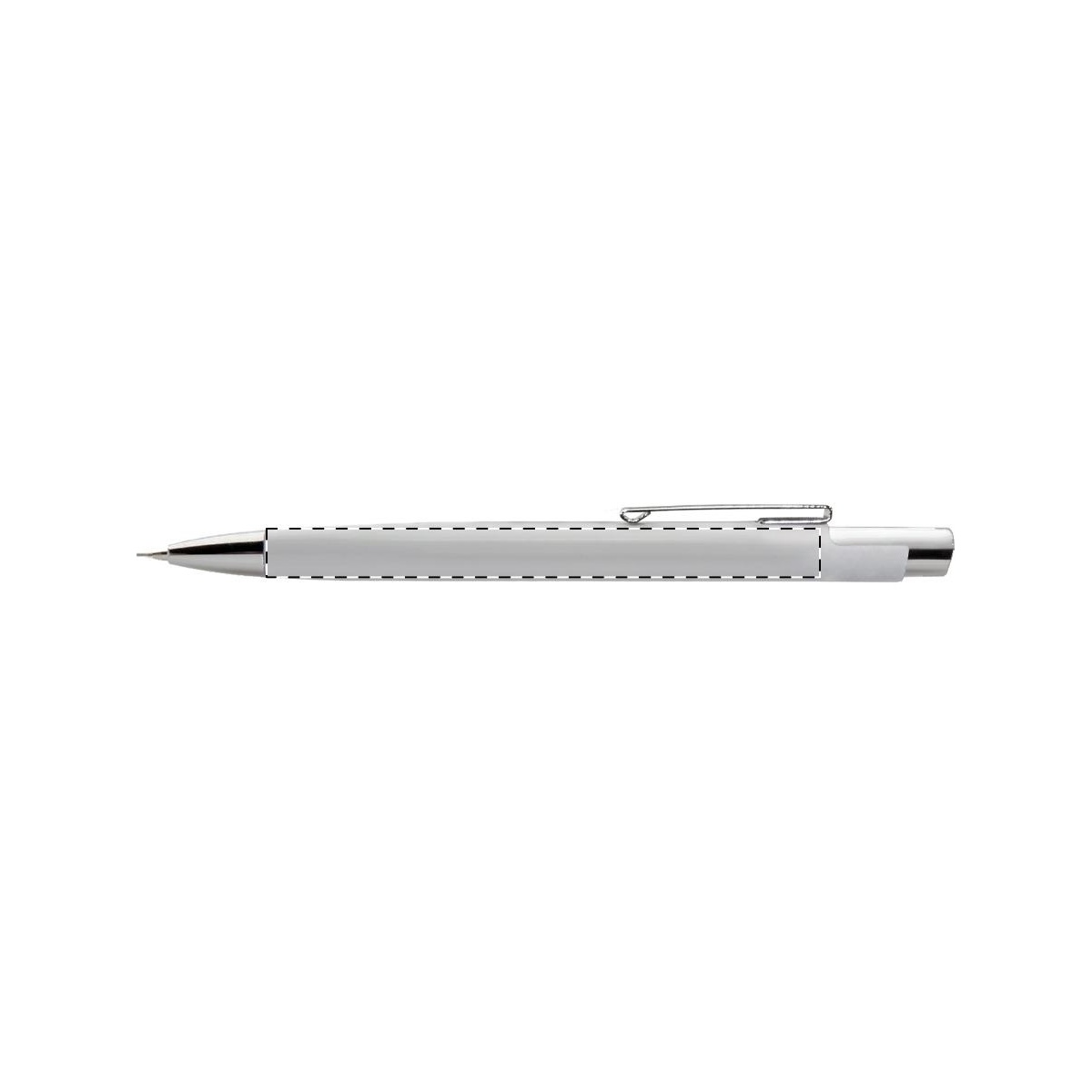 Bleistift-Korpus - rechts vom Clip (60 x 5 mm)