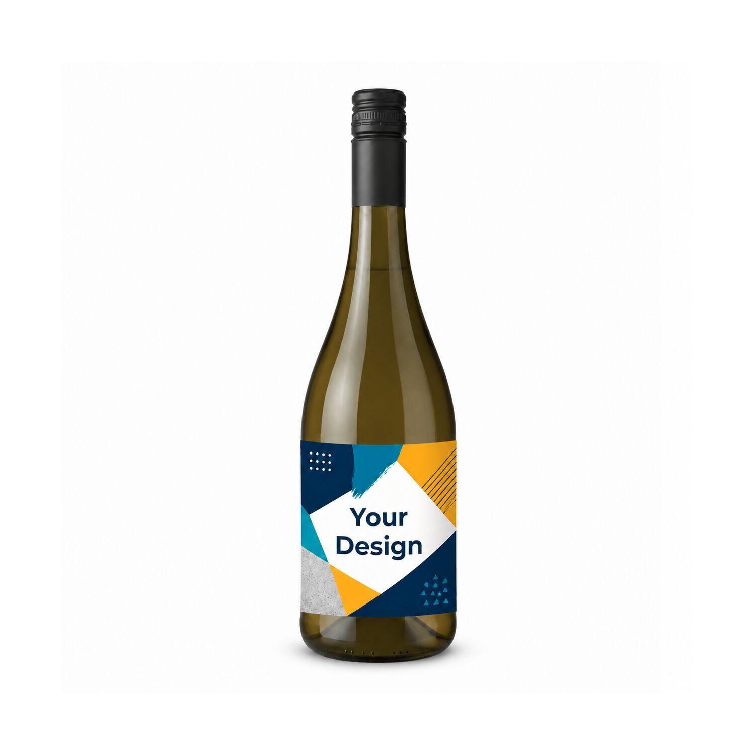Flasche-Vorderseite (13 x 5 cm)